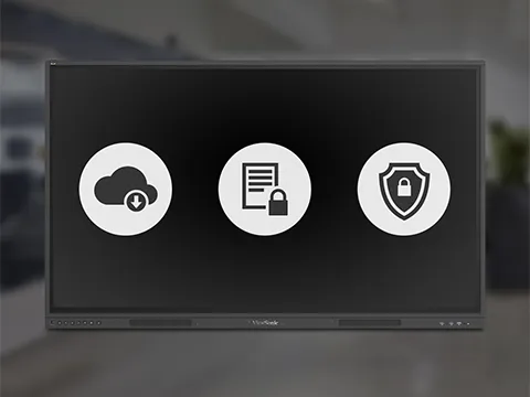 icons on a viewboard display