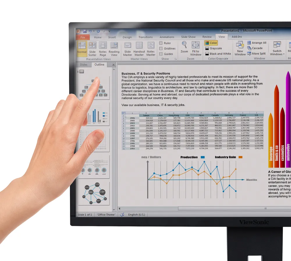 monitor showing scratch resistance with the privacy filter